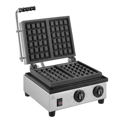 Brussels 4x6 Waffle Iron | MilanToast | Cast Iron | 1,500 W 1