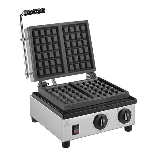 Brussels 4x6 Waffle Iron | MilanToast | Cast Iron | 1,500 W 1