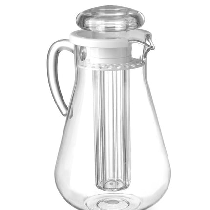 Pitcher with Ice Tube | HENDI | 2.2L | Scratch Resistant SAN Plastic