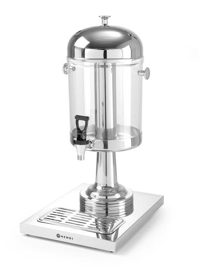 Juice Dispenser with Ice Cylinder Cooling | HENDI | 8L Capacity