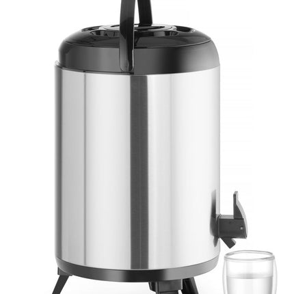 Dozirnik za pijače, HENDI, 13,8 l, srebrn, 292 x 266 x (V) 490 mm