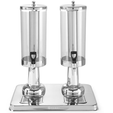Juice Dispenser with Ice Cylinder Cooling | HENDI | 6L Capacity