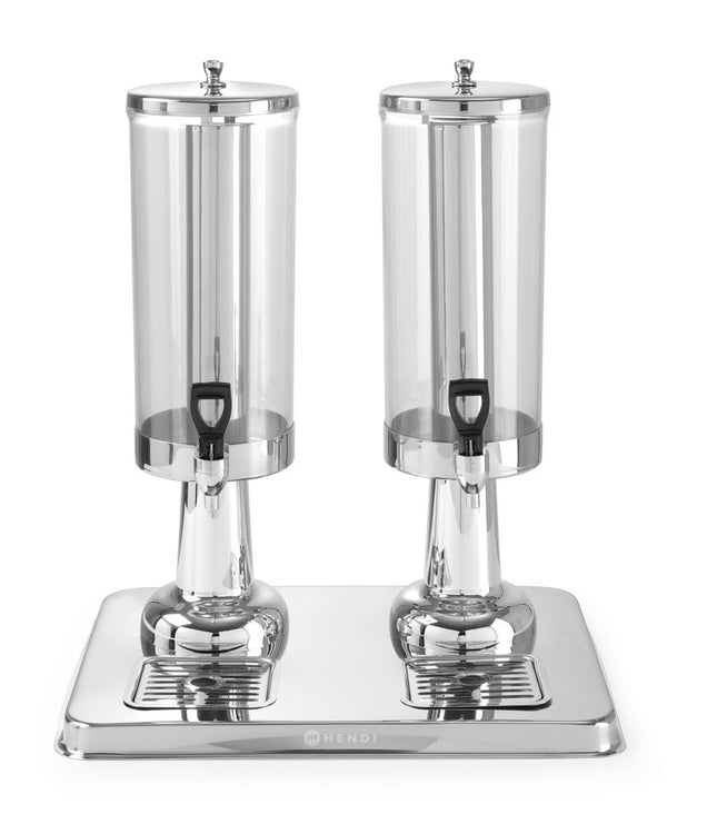 Juice Dispenser with Ice Cylinder Cooling | HENDI | 6L Capacity