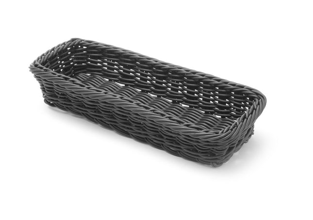 Cutlery Basket, Black | HENDI | 270x100x45mm