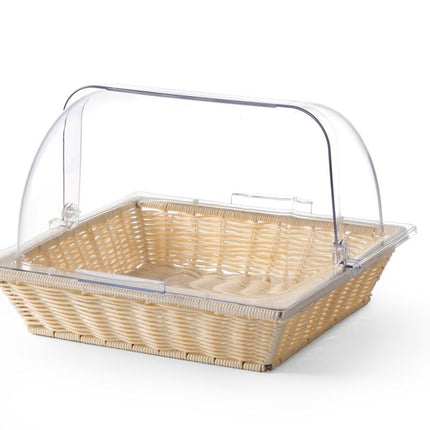 Basket with Roll Top Cover | HENDI | GN 2/3 | Polypropylene and Polycarbonate