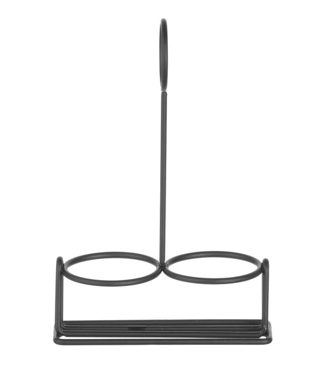 Condiment Rack Black Powder Coated | HENDI | 135x65x200mm