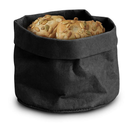 Paper Bread Bags Black 170x170x150mm | HENDI