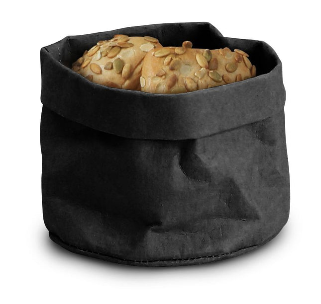 Paper Bread Bags Black 170x170x150mm | HENDI