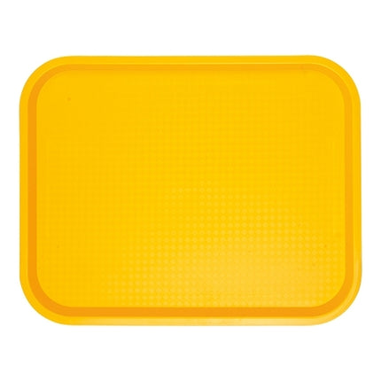 Rectangular Polypropylene Serving Tray Yellow | CaterChef | 45.5 x 35.5 cm 1