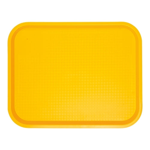 Rectangular Polypropylene Serving Tray Yellow | CaterChef | 45.5 x 35.5 cm 1