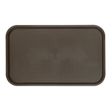 Rectangular Polypropylene Serving Tray Brown | CaterChef | 52 x 32.5 cm 1