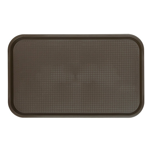 Rectangular Polypropylene Serving Tray Brown | CaterChef | 52 x 32.5 cm 1