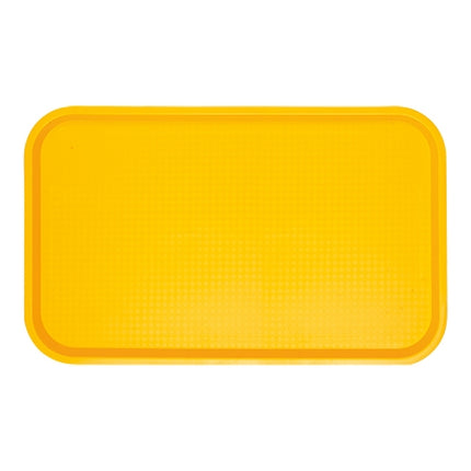 Yellow Rectangular Serving Tray | CaterChef | Polypropylene | 52 x 32.5 cm 1