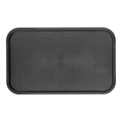 Black Rectangular Serving Tray | CaterChef | Polypropylene | 52 x 32.5 cm 1