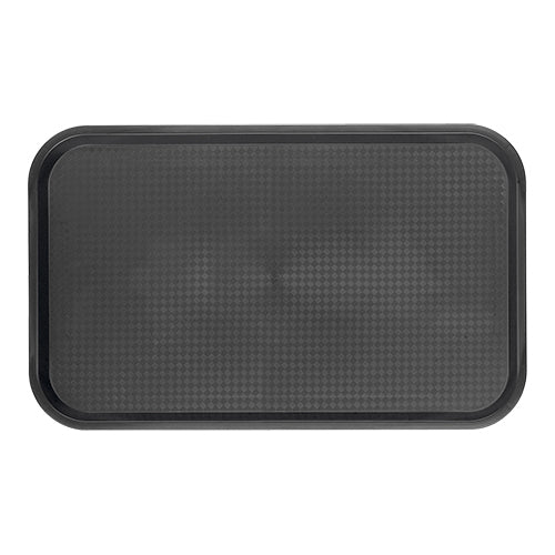 Black Rectangular Serving Tray | CaterChef | Polypropylene | 52 x 32.5 cm 1