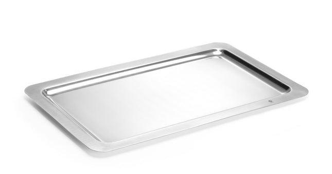 Serving Tray GN 1/1 Stainless Steel | HENDI | 530x325x13mm