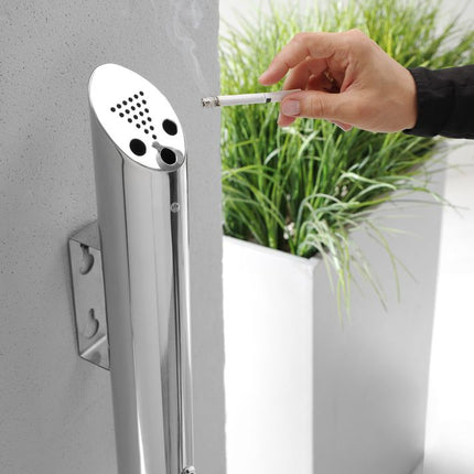 Wall Mounted Ashtray Ø75mm x 460mm | HENDI 4