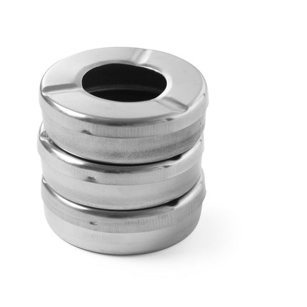 Ashtray with Lid | HENDI | Set of 3 | 90mm Diameter