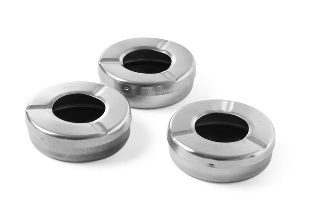 Ashtray with Lid | HENDI | Set of 3 | 90mm Diameter 2