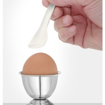 Egg Spoon Set | HENDI | 6 pcs | White ABS 4