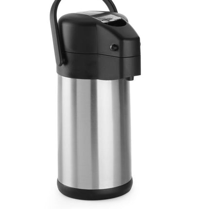 Air Pot with Lever Pump | HENDI | 3L | Stainless Steel