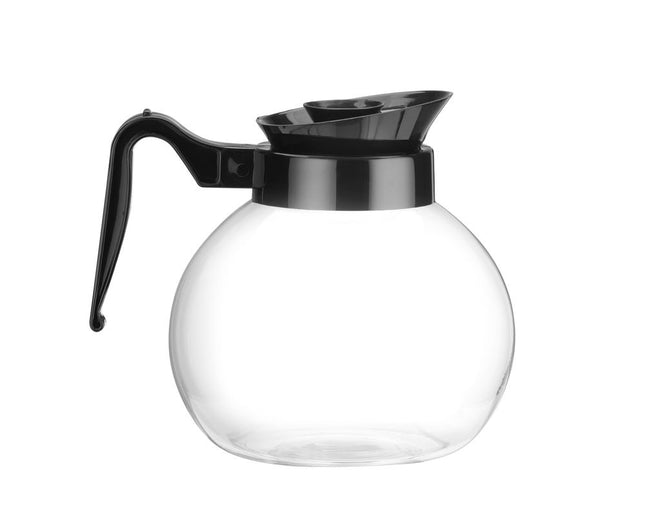 Glass Coffee Decanter with Polypropylene Handle and Lid | HENDI | 1.8L