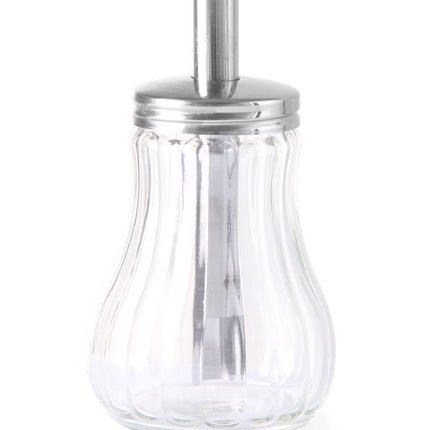 Glass Sugar Dispenser with Stainless Steel Spout | HENDI | 0.2L Capacity