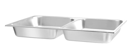 GN 1/1 Food Pan with 2 Compartments | HENDI | 7.5L Total Capacity