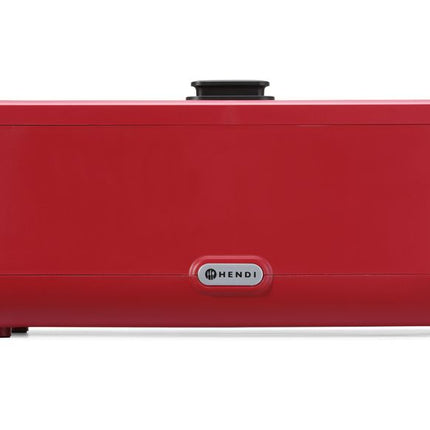 Grelna posoda UNIQ, HENDI, oblikoval Robert Bronwasser, GN 2/3, rdeča, 230 V/500 W, 433 x 403 x (V) 248 mm
