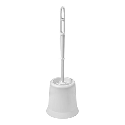 Toilet Brush with Holder | Great Plastic | White PP | 43 cm 1