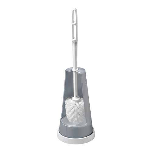 Toilet Brush with Holder | Great Plastic | Gray PP | 41 cm 1