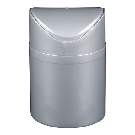Table Waste Bin with Rocker Lid | Great Plastic | Gray Polypropylene | 1.5 L | Ø12 x H16.5 cm 1