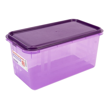 Great Plastic Purple PP GN 1/3 Food Container with Airtight Seal | 6.5 L | 150 mm 1