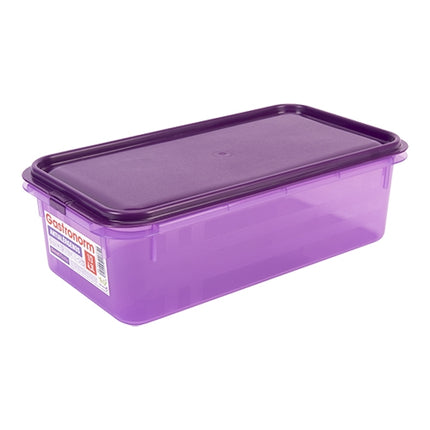 Great Plastic Polypropylene Food Container GN 1/3 | Airtight Seal | Purple | 4.3 L | H100 mm 1
