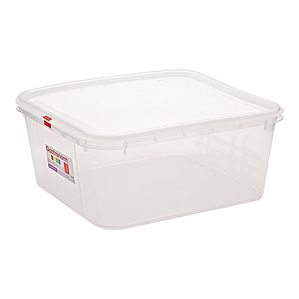 GN 2/3 Food Container with Airtight Seal | Great Plastic | Transparent PP | 35.4 x 32.5 x H15 cm 1