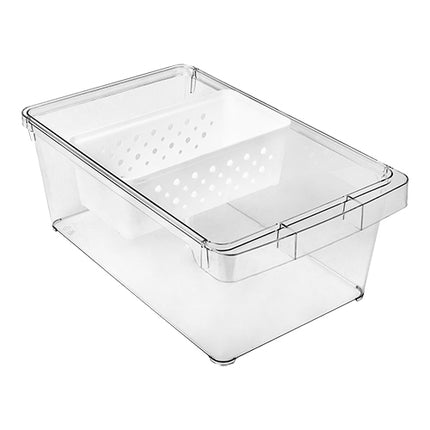 Transparent Stackable Fridge Organizer | Great Plastic | SAN | 22.5 x 37 x H14 cm 1