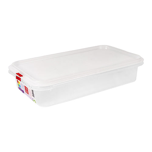 GN 1/3 Transparent Polypropylene Food Container with Airtight Seal | Great Plastic | 2.8 L, H65 mm 1