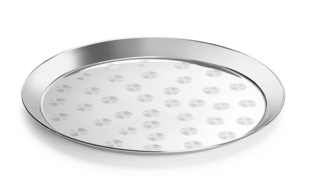Round Serving Tray with Decorative Pattern | HENDI | Ø300x17mm