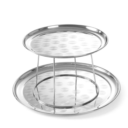 Seafood Platter with Stand | HENDI | Two Platters Ø 300mm and 400mm | 200mm Height