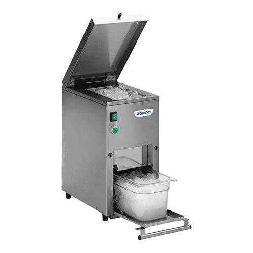 Professional Ice Crusher | TecnoInox | Stainless Steel | 360 kg/hour | 3 kg Capacity 1