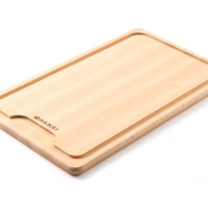 Carving Board with Groove | HENDI | Light Wood | 390x230mm