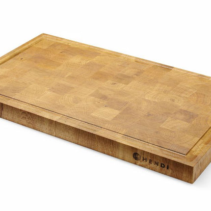 Oak Serving Board End-Grain | HENDI | 530x325x35mm | Rectangular