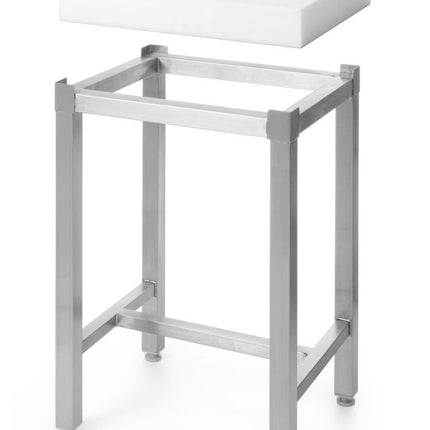 Polyethylene Butcher Block with Stainless Steel Base | HENDI