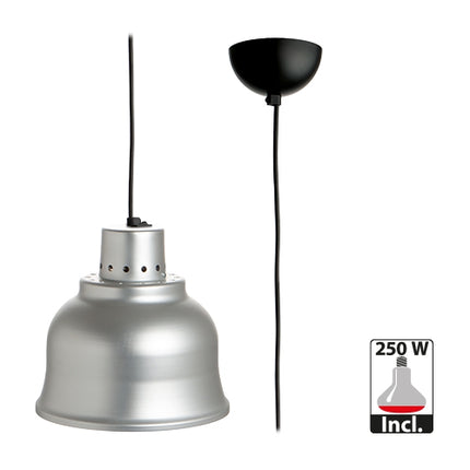 Heat Lamp Shade Aluminium | CaterChef | 250W | Ø22.5 x H22 cm 1
