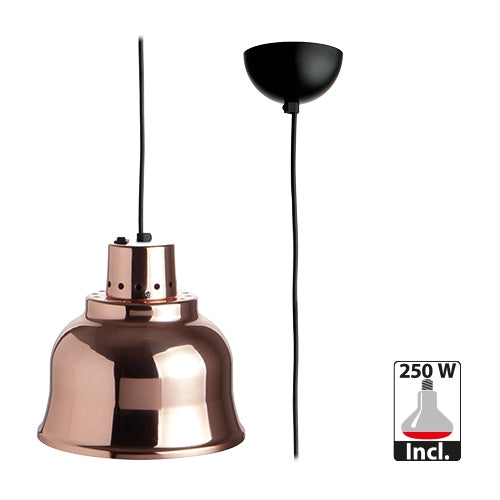 Heat Lamp Shade Copper | CaterChef | 250W | Ø22.5 x H22 cm 1