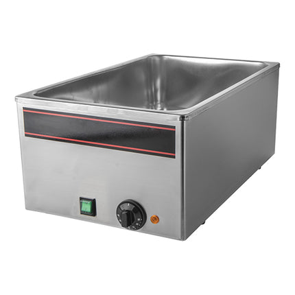 Countertop Bain Marie 1/1 GN Stainless Steel | EMGA | 1000W | 34.5 x 54.5 x H24.5 cm 1