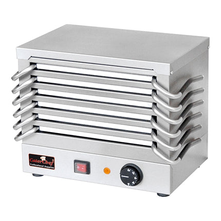 CaterChef Dish Warmer with 6 Hot Plates | Stainless Steel | 800 W | 36.5 x 24.5 x H31 cm 1