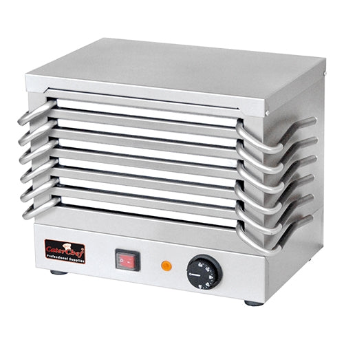CaterChef Dish Warmer with 6 Hot Plates | Stainless Steel | 800 W | 36.5 x 24.5 x H31 cm 1