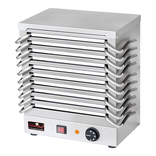 CaterChef Dish Warmer with 10 Hot Plates | Stainless Steel | 1000 W | 36.5 x 24.5 x H43 cm 1