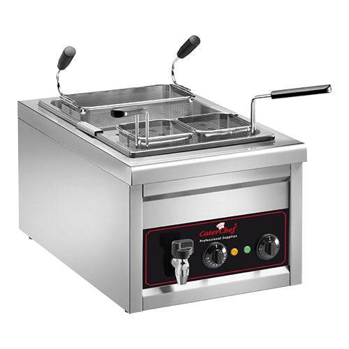 Countertop Pasta Cooker with Drain Valve | CaterChef | 18 L | 3.5 kW | W40 x D70 x H34 cm 1